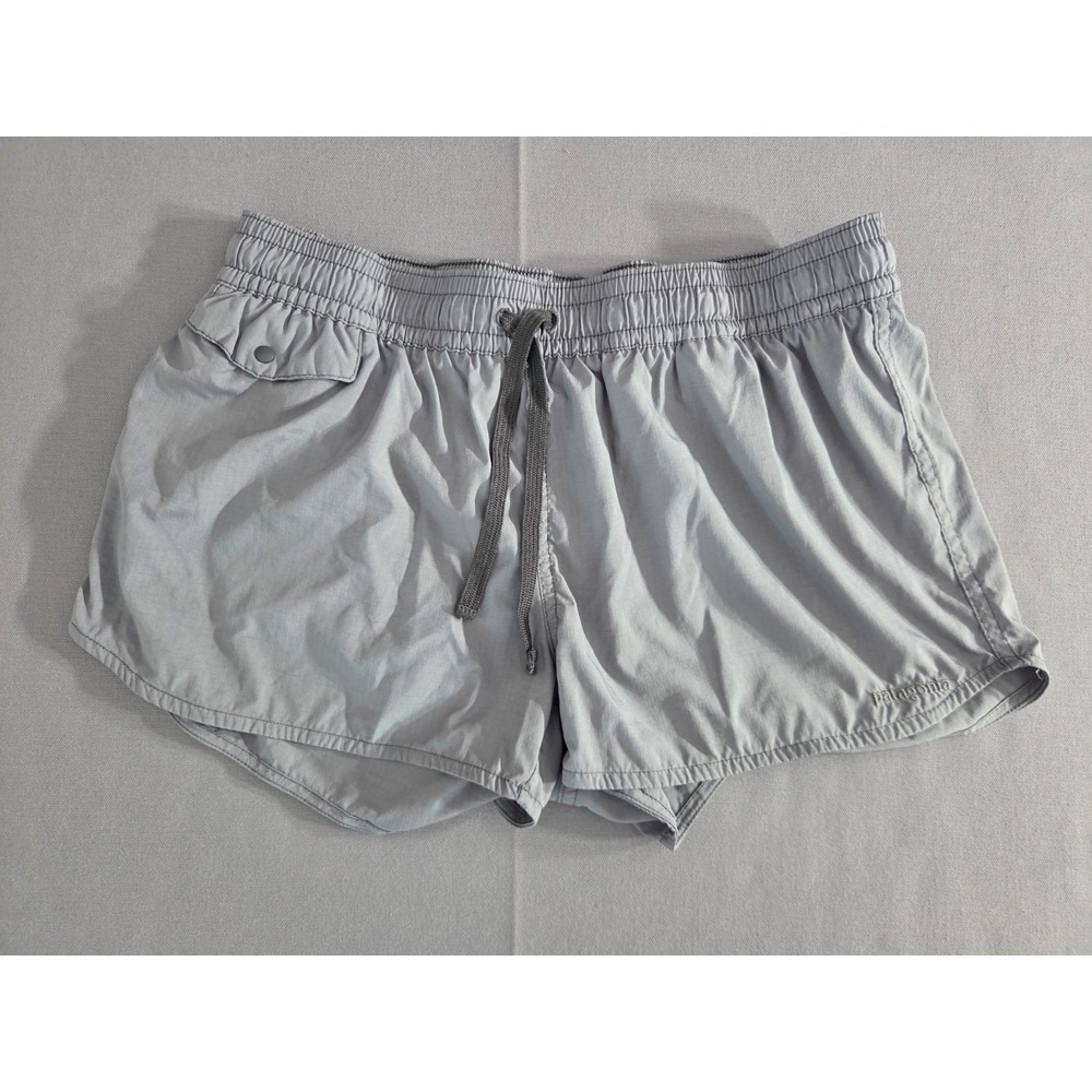 Patagonia Shorts Womens Small 8 Gray Stretch Performance Outdoor Hiking Unlined